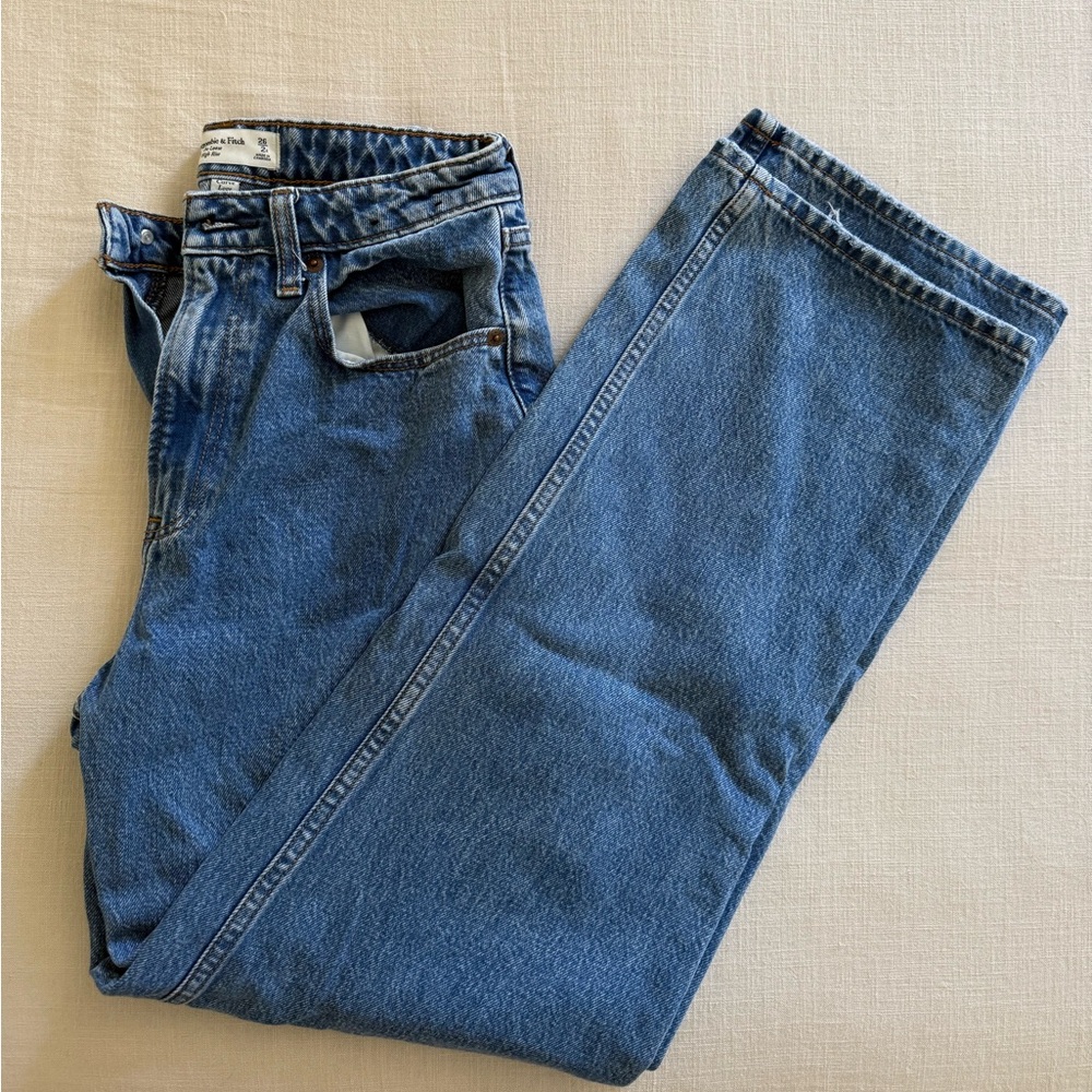 Abercrombie & Fitch Straight Blue Jeans